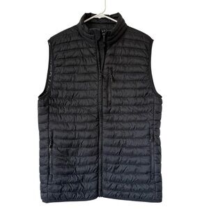 GAP UPCYCLED PUFFER Vest men's size Medium Black